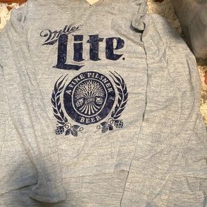 Lightweight Miller lite sweatshirt